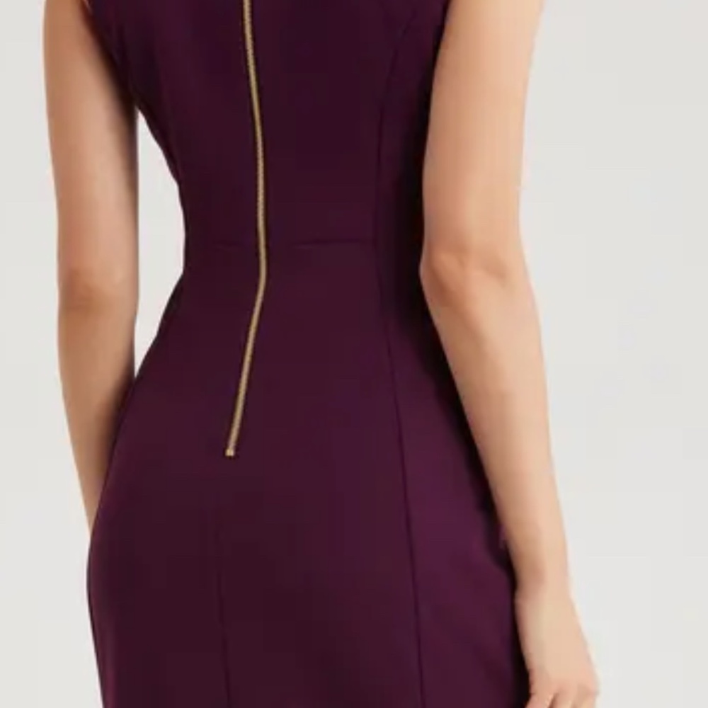 Calvin Klein Deep Purple Scuba Sheath Dress Size 6 – Worn Once (Original Retail